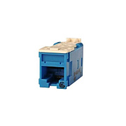 Leviton Hdjack,cat6,clarity,t568a/b,blu (HDJ636)