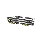 Leviton 48port Pnl,flat Hdj, Blk (PSDHJU48)
