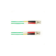 Black Box Om3 50/125 Multimode Fiber Optic Patch Cable - Ofnr Pvc, Lc To Lc, Green, 10-m (32.8-ft.), Gsa, Taa, Non-returnable/non-cancelable (FCMR10010MLCLCGN)