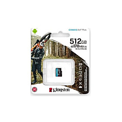 Kingston 512gb Microsdxc Canvas Go Plus 170r A2 (SDCG3/512GBSP)