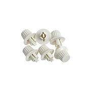 Quam Nichols 6x White Replacement Volume Control Knob (KIT#109)