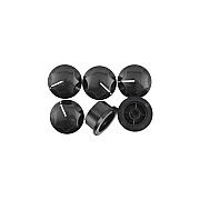 Quam Nichols 6x Black Skirted Knob For 1/4inch D-shaf (KIT#98)