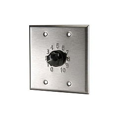 Quam Nichols 100w, 10-step, Attenuator, 2-gang, Stain (QC100)
