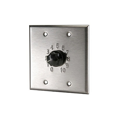 Quam Nichols 100w, 10-step, Attenuator, 2-gang, Stain (QC100)
