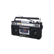 Supersonic 4 Band Bluetooth Radio & Cassette Player (SC-3201BT BLK)
