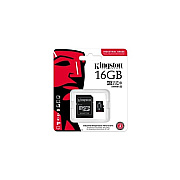 Kingston 16gb Microsdhc Industrial C10 A1 Pslc Card + Sd Adapter (SDCIT2/16GB)