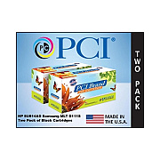PCI Brand Compatible Hp Su814ad / Samsung Mlt-d111s 2pk Black Toner Cartridges 2k Yield For Samsung Xpress Sl-m2020/sl-m2022/sl-m2022w/sl-m2070 (MLTD111SDPCI)