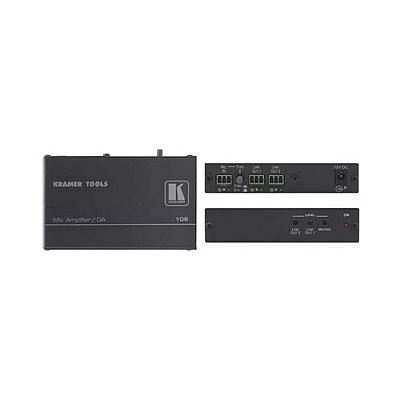 Kramer Electronics 106. 1:2 Microphone Line & Distribution Amplifier (90701390)