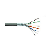 Black Box Cat6 400-mhz Solid Ethernet Bulk Cable - Shielded (f/utp), Lszh, Blue, 1000-ft. (304.8-m) Pull-box, Taa (EYNLSF64AWPB1000)
