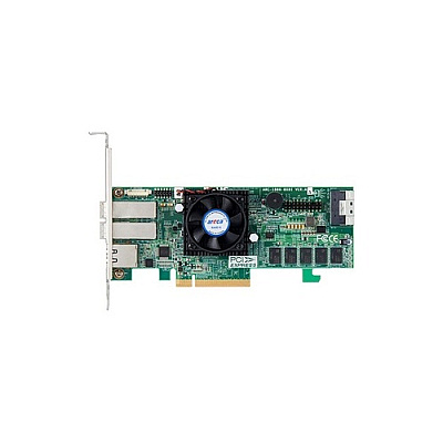 Areca Pci-e 4.0x8 To Cpi-e Slot, Tri-mode Sata 6g/sas 12g/nvme Pci-e 4.0 16g, 8gb On Board Cache (ARC18868X8I)