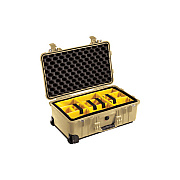 Deployable Systems Pelican 1510 Case-tan W/padded Divid (0151000040190)