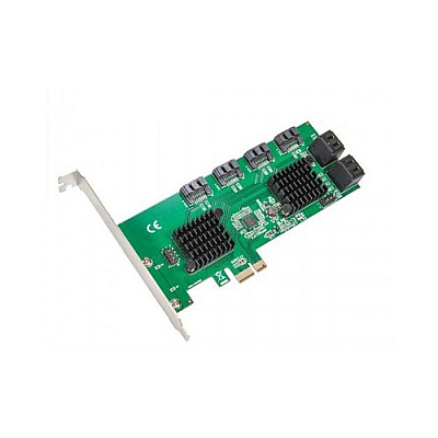 Syba Multimedia 8 Port Sata Pcie 3.0 X1 Non-raid Card (SDPEX40163)