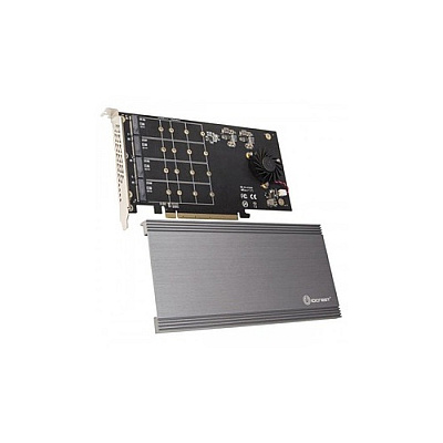 Syba Multimedia Quad M.2 Pcie 3.0 X4 Pcie X16 Riser Card (SIPEX40161)