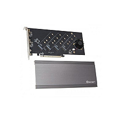 Syba Multimedia Quad M.2 Pcie 3.0 X4 Pcie X16 Riser Card (SIPEX40162)