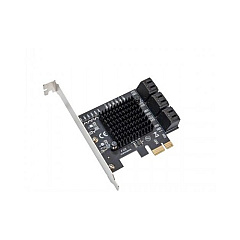 Syba Multimedia 6 Port Sata Pcie 3.0 X1 Non-raid Card (SYPEX40166)