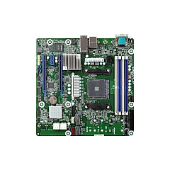 Asrock America Asrock Rack X470d4u2-2t Micro Atx Server Motherboard Am4 Ryzen & Ryzen 7nm Pga1331 Amd X470 Dual 10glan (X470D4U22T)
