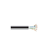 Black Box Cat6a Solid Riser 500 Black (C6ABC50BK0500)