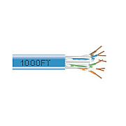 Black Box Cat6a Solid Plenum 500 Blue (C6ABC51BL0500)