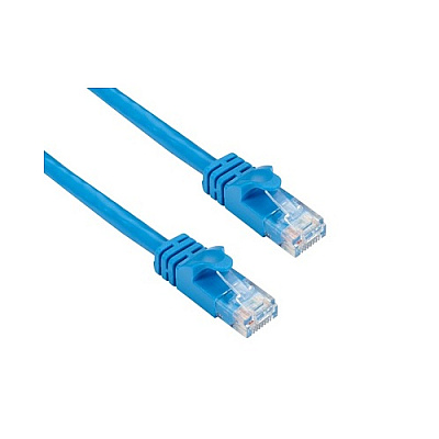 Black Box Cat6a Patch Cable, Utp, Pvc, Snagless, Blue, 18 Inch (CAT6APC18NBLTAA)