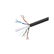 Monoprice Cat6 Ethernet Bulk Cable - Solid_ 550mhz_ Utp_ Cmr_ Riser Rated_ Pure Bare Copper Wire_ 23awg_ No Logo_ 1000ft_ Black (ul) (41357)