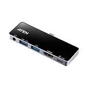 Aten Usb-c Travel Dock With Power Pass-through - 92w (UH3238)