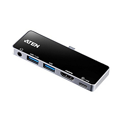 Aten Usb-c Travel Dock With Power Pass-through - 92w (UH3238)