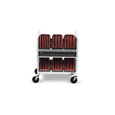 Bretford Cube Transport 30x W/ Caddies, 90deg,aw (TVCT30CAD90DAW)