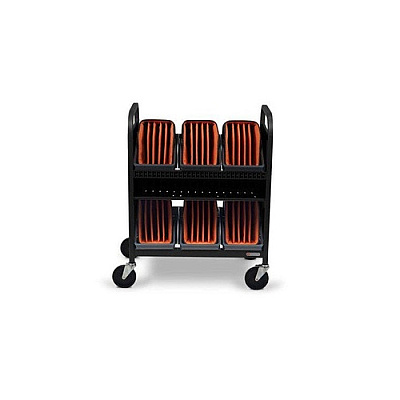 Bretford Cube Transport 30x W/ Caddies, 90deg,bp (TVCT30CAD90DBP)