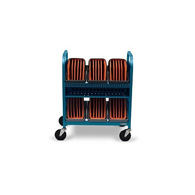 Bretford Cube Transport 30x W/ Caddies, 90deg,tz (TVCT30CAD90DTZ)