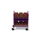 Bretford Cube Transport Cart 30x W/ Caddies, Orc (TVCT30CADORC)