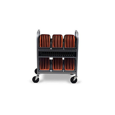Bretford Cube Transport Cart 30x W/ Caddies, Pm (TVCT30CADPM)