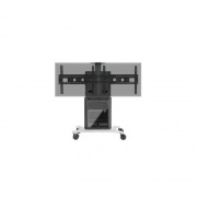 Avteq Dual Display Av Cart With 12 In D Rack Suports Displays Up To 7in 8ru Speaker Module Not Included (RPS-1000L-NOPSM)