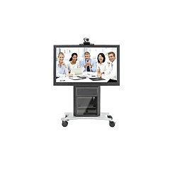 Avteq Single Display Av Cart With 12ind Rack Supports Display Up To 75in 8ru Speaker Module Not Included (RPS1000SNOPSM)