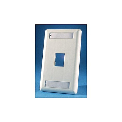 Leviton Fp,tj,1hole,sg,pc,wht (4030054988)