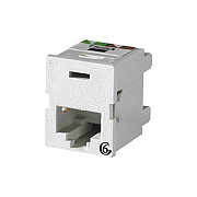 Leviton Tj,cat6,clrty,t568a/b,wht (TJ60088)
