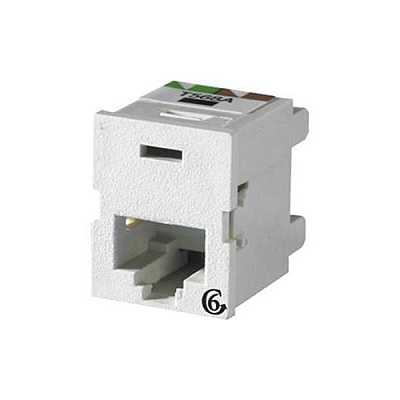 Leviton Tj,cat6,clrty,t568a/b,wht (TJ60088)