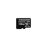 Transcend 128gb Microsd, V30, U3, A2, Tlc, Wide Temp. (TS128GUSD450I)