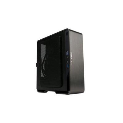 In Win Titanium Gray Color Secc, Aluminium 3.3 Liters Ultra Slim Form Factor Mini-itx Case With 200w 80 Plus Gold Power Supply. (CHOPIN PRO)