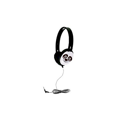 Hamiltonbuhl Primo Panda Face- Headphone, 3.5mm Plug, Made Of Abs Plastic, With Chew And Kink-resistant Dura-cord (PRM100P)