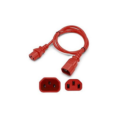 Add-On 6ft C13/c14 Pwr Cbl 100-250v 10a Rd (ADDC132C1418AWG6FTRD)