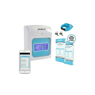 Wowwee Usa Punch Card Time Clock Bundle (FN1000)