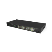 Hat Design Works Wisenet Sky Switch Sw26m (24 Port Managed Poe+, With 2xgig Uplink) (ENSW26M001)