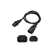 Add-On 8ft C13/c14 Pwr Cbl 100-250v 10a Bk (ADDC132C1418AWG8FT)