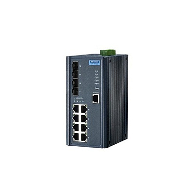 B+B Smartworx 8g + 4sfp Port Managed Ethernet Switch (EKI7712G4FIAU)