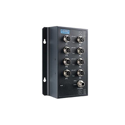 B+B Smartworx En50155 M12 8fe Poe Unmanaged Sw, 24-48 (EKI9508EPLAE)