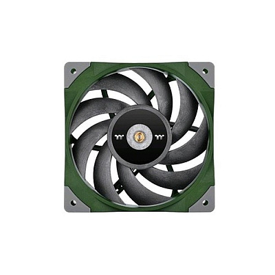 Thermaltake Toughfan 12 2000 Pwm Case Fan, Green (CLF117PL12RGA)