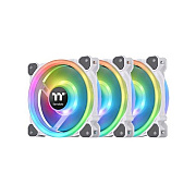 Thermaltake Riing Trio White 120mm Case Fan, 3 Pack (CLF126PL12SWA)
