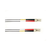 Black Box Os2 9/125 Singlemode Fiber Optic Patch Cable - Ofnp Plenum, Lc To Lc, Gray, 2-m (6.5-ft.), Gsa, Taa, Non-returnable/non-cancelable (FOCMPSM002MLCLCGR)