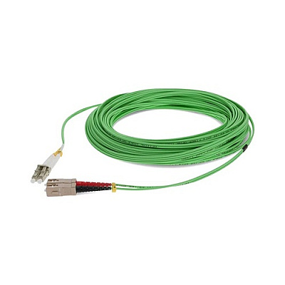 Add-On 30m Lc/sc M/m Om4 Green Fiber Patch Cbl (ADDSCLC30M5OM4GN)