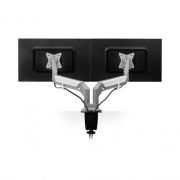 Innovative Office Products Align, Dual Articulating Monitor Arm (ALIGN-2-SLV)